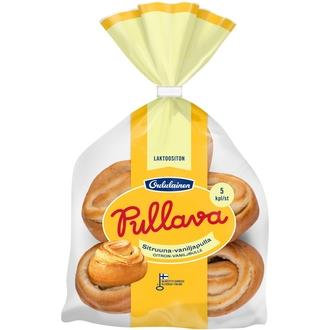 Oululainen Pullava Sitruuna-vaniljapulla 5kpl 275g