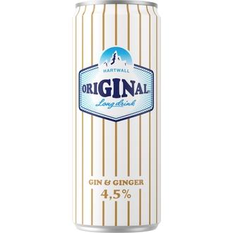 Hartwall Original Long Drink Wl Ginger 4,5% 0,33 L