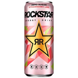 Rockstar Refresh Strawberry-Lime No Sugar energiajuoma 0,33 l