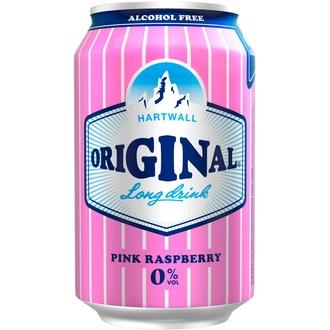 Hartwall Original Long Drink Pink Raspberry 0% 0,33 l