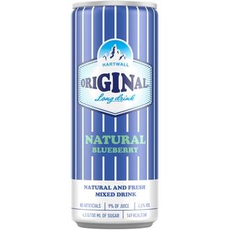 Hartwall Original Long Drink Natural Blueberry 4,5% 0,33 l