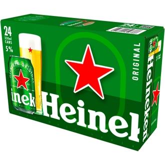 24 x Heineken olut 5% 0,33 l