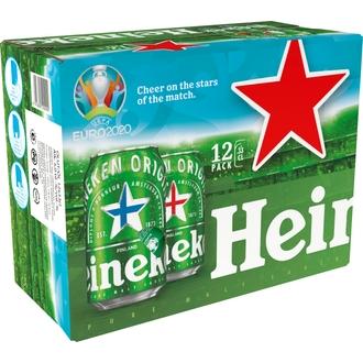 12 X Heineken Uefa 2020 Olut 5,0% 0,33 L