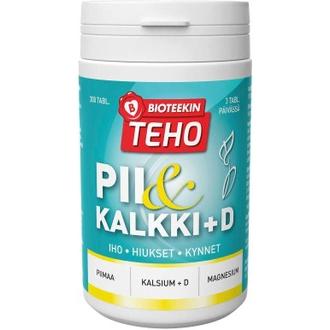 Bioteekki BIOTEEKIN TehoPii&Kalkki-D 300 tabl. Kalsiumia, magnesiumia ja piimaata sisältävä ravintolisä