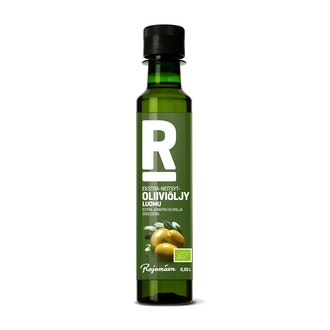 Rajamäen ekstra-neitsyt-oliiviöljy 0,25l luomu