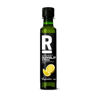 Rajamäen ekstra-neitsyt-oliiviöljy 0,25l sitruuna