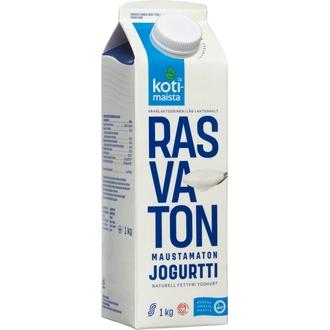 Kotimaista 1kg Rasvaton Maustamaton vähälaktoosinen jogurtti