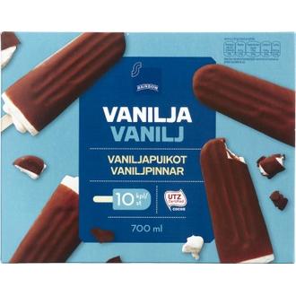 Rainbow 390g vaniljajäätelöpuikko 10kpl