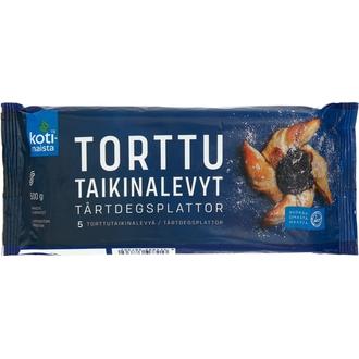 Kotimaista torttutaikinalevyt 500 g pakaste