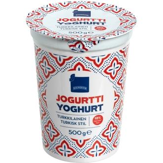 Rainbow jogurtti turkkilainen 10% rasvaa 500g
