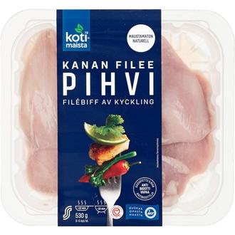 Kotimaista Kanan fileepihvi maustamaton 530g