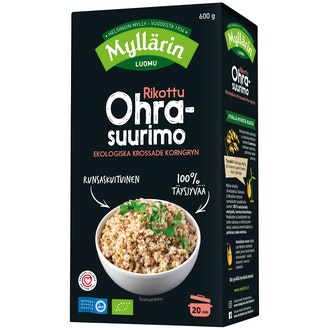 Myllärin Luomu Rikottu Ohrasuurimo 600g