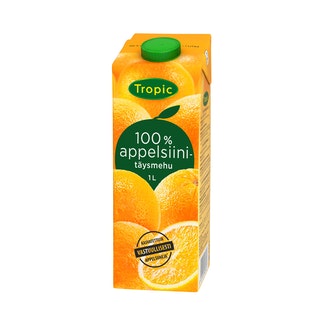 Tropic Appelsiinitäysmehu 100% 1L