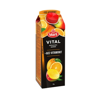 Marli Vital Appelsiini-mango + ACE-vitamiinit mehujuoma 1 L
