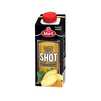 Marli Shot Omena-inkivääri-kurkuma-acerola + C-vitamiini 2 dl