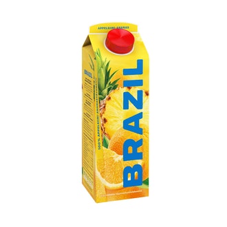 Brazil appelsiini-ananas täysmehu 100% 1l