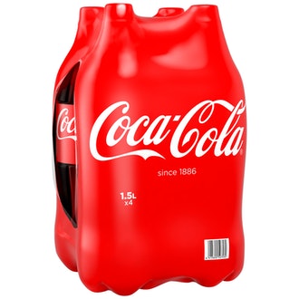 Coca-Cola 1,5l 4-pack virvoitusjuoma