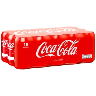 15-pack Coca-Cola Original Taste virvoitusjuoma tölkki 0,33 L