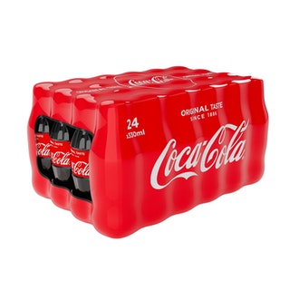 24-pack Coca-Cola Original Taste virvoitusjuoma muovipullo 0,33 L