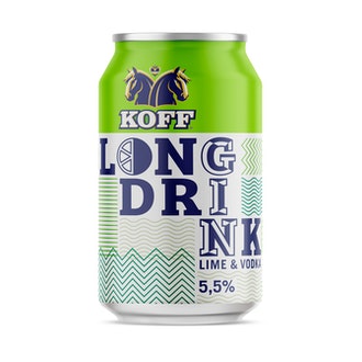 Koff Long Drink Lime  5,5 % tölkki 0,33 L