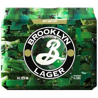 4-Pack Brooklyn Lager Olut 5,2% Tlk 0,33L
