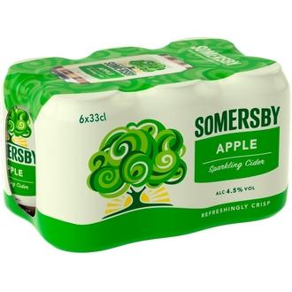 6-pack Somersby Apple omenasiideri 4,5 % tölkki 0,33 L
