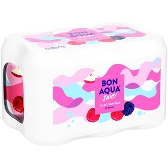 6-pack Bonaqua Juicy Villit Vatukat Hiilihapollinen juoma tlk 0.33 L