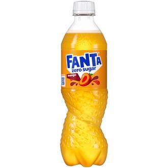 Fanta Mango Zero virvoitusjuoma muovipullo 0,5 L