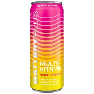 Battery PLUS Multi-Vitamin energiajuoma tölkki 0,33 L