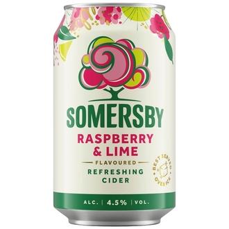 Somersby Raspberry Lime maustettu omenasiideri 4,5 % tölkki 0,33 L