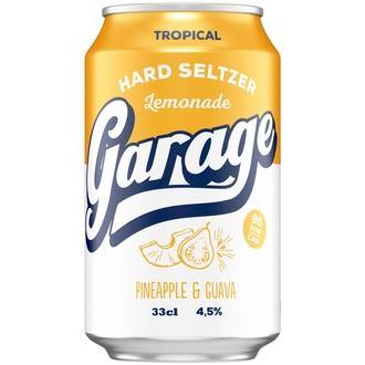 Garage Hard Seltzer Tropical Lemonade maustettu alkoholijuoma 4,5 % tölkki 0,33 L