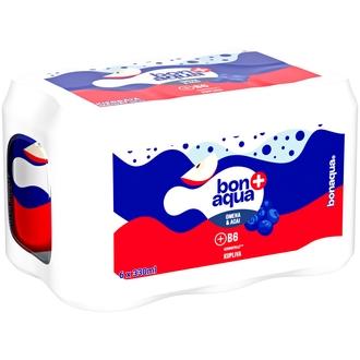 6-pack Bonaqua + Omena & Acai Hiilihapotettu juoma tölkki 0.33 L