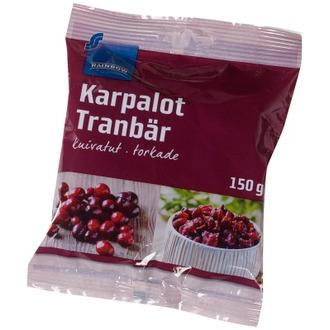 Rainbow 150g kuivatut karpalot