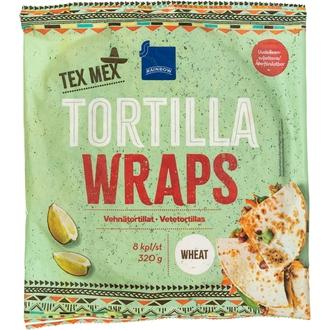 Rainbow Tex Mexican Tortilla wraps 320 g 8 kpl