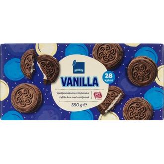 Rainbow 350g vaniljanmakuinen täytekeksi