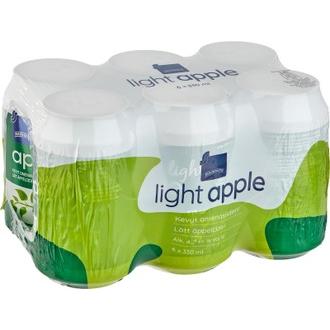 6xRainbow Light Apple Kevyt omenasiideri 4,7 % 0,33 l tlk