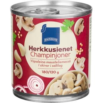 Rainbow Herkkusienet viipaleina mausteliemessä 185/120 g