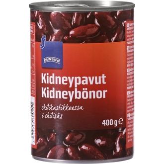 Rainbow Kidneypavut chilikastikkeessa 410/220 g