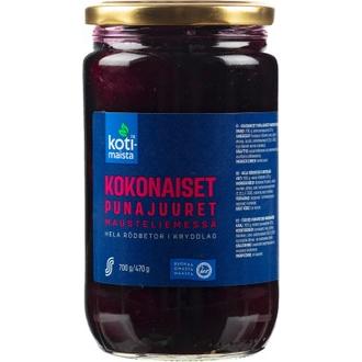 Kotimaista kokonaiset punajuuret mausteliemessä 700/470 g