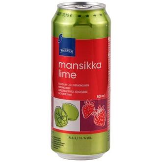 Rainbow Mansikka-Lime siideri 4,7% 0,5 l tlk