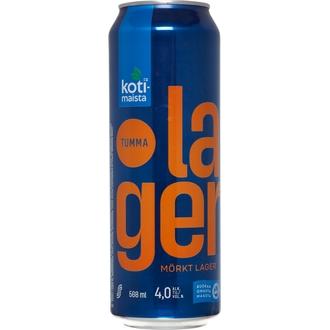 Kotimaista Lager tumma olut 4,0 til-% 56,8 cl