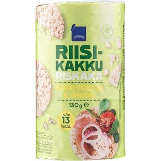 Rainbow riisikakku hapankerma&sipuli, gluteeniton 130 g