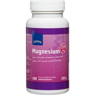 Rainbow Magnesium 350 mg, 100 tablettia, 120 g