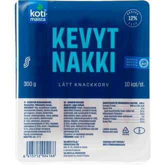 Kotimaista Kevyt Nakki 300g