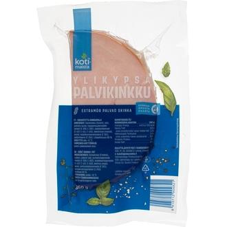 Kotimaista ylikypsä palvikinkku pala 350 g