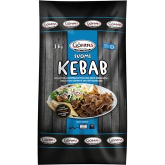 Görans Suomi Kebablastut 1 kg, grillatut ja irtopakastetut