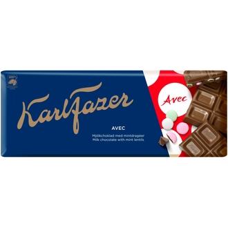 Karl Fazer Avec suklaarae suklaalevy 200g