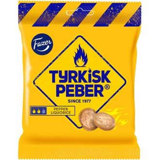 Fazer Tyrkisk Peber Liquorice salmiakki karkkipussi 120g