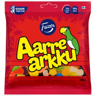 Aarrearkku makeispussi 280g