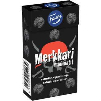 Fazer Merkkari minilantit salmiakkipastillit 38g